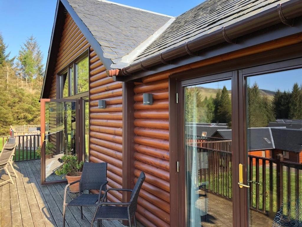 Lochside Lodge Glengoulandie Dış mekan fotoğraf